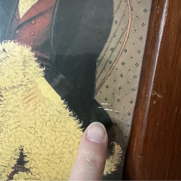 VTG Charles Wysocki Wood Framed Cardboard Backed Prints (?) Primitive - Picture 6 of 16